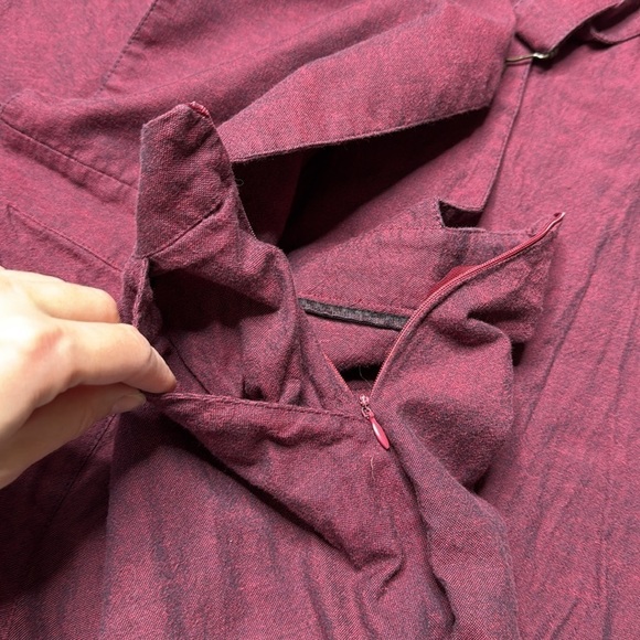 Los Bandito Burgundy Red Overalls Size Small - Picture 12 of 12